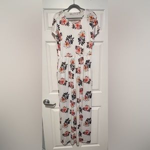 Maxi Dress, Floral, XL